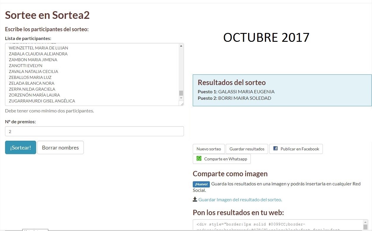 sorteo 2