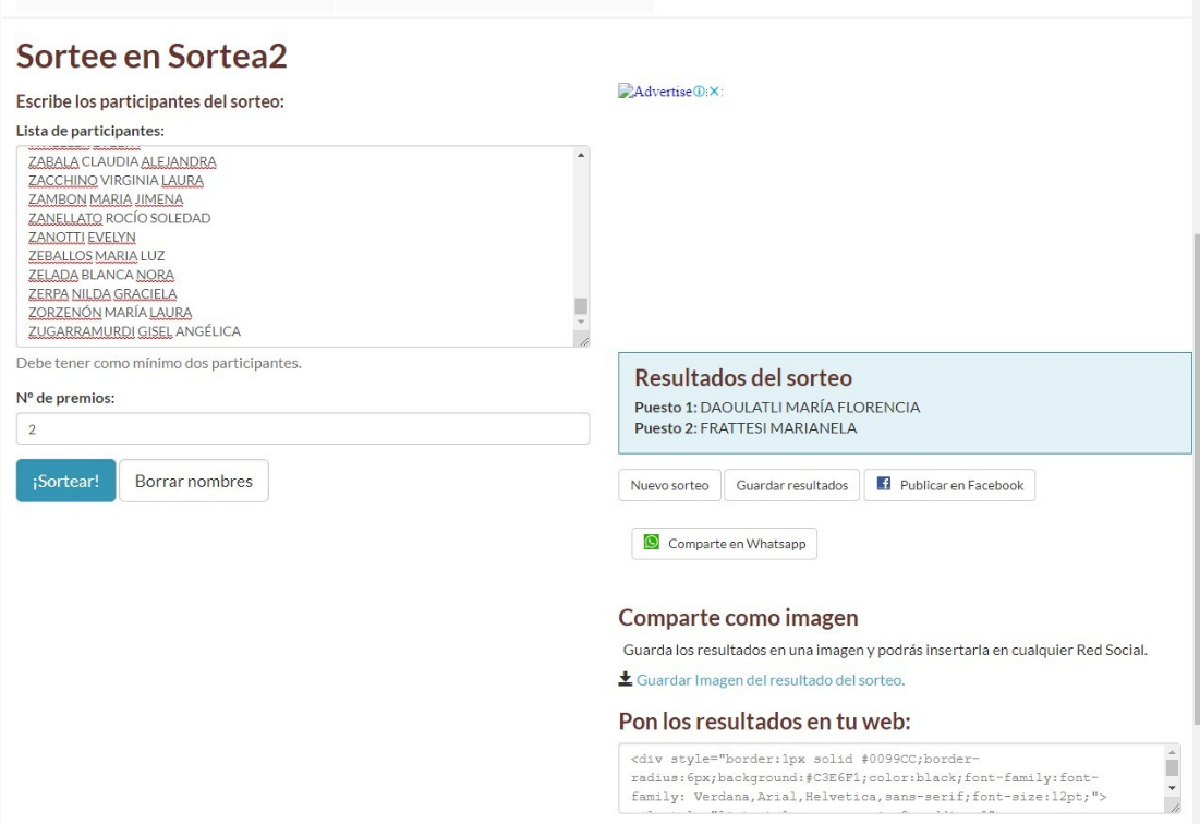 sorteo enero