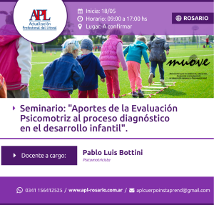 Aportes de la Evaluación Psicomotriz al proceso diagnóstico en el desarrollo infantil