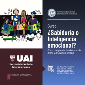 Flyer - Sabiduría e Inteligencia Emocional